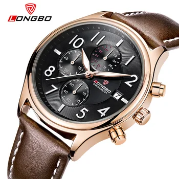 LONGBO Luxury Brand Men Leather Watch Sports Quartz Watches For Men Male Casual Clock Military Watch Relogio Masculino 80173
LONGBO Luxury Brand Men Leather Watch Sports Quartz Watches For Men Male Casual Clock Military Watch Relogio Masculino 80173