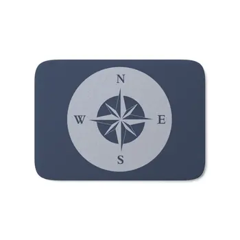 Nautical Compass Bath Mat 21" x 34"Pattern Fleece Rug Anti-Slip Doormat Home Decor
Nautical Compass Bath Mat 21" x 34"Pattern Fleece Rug Anti-Slip Doormat Home Decor