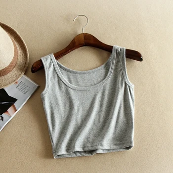 Women Round Neck Tank Tops Simple Solid Casual Women's Ladies Bodycon Bustier Tank Vest Crop Top Sleeveless Short Vest Hot Sale
Women Round Neck Tank Tops Simple Solid Casual Women's Ladies Bodycon Bustier Tank Vest Crop Top Sleeveless Short Vest Hot Sale