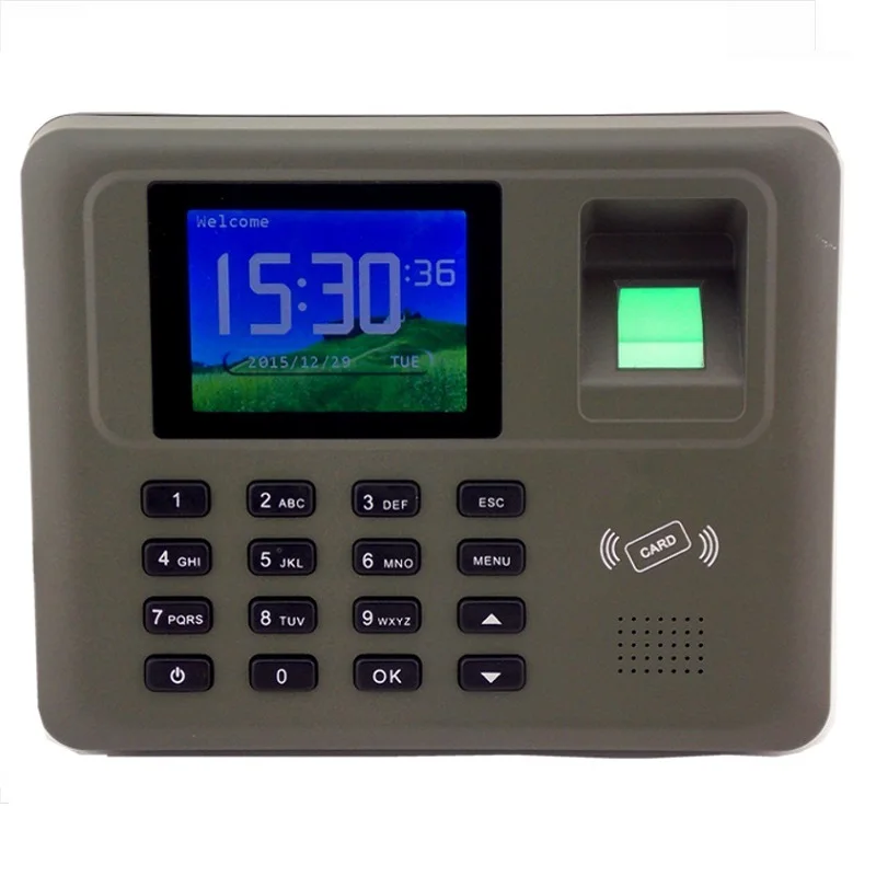 Biometric TCP/IP Fingerprint Time Attendance Device with Password ID Card Reader Software System
Biometric TCP/IP Fingerprint Time Attendance Device with Password ID Card Reader Software System