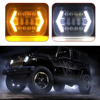 1 Piece 7x6'' 5D LED Headlight Halo DRL For 86-95 Jeep Wrangler YJ 84-01 Cherokee XJ Angel Eyes DRL H4 LED Square Headlights
1 Piece 7x6'' 5D LED Headlight Halo DRL For 86-95 Jeep Wrangler YJ 84-01 Cherokee XJ Angel Eyes DRL H4 LED Square Headlights