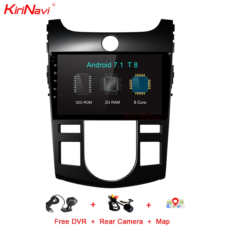 KiriNavi Octa Core Android 7.1 Car DVD Player For Kia Forte Cerato GPS Navigation System Audio Stereo Radio Multimedia Bluetooth
KiriNavi Octa Core Android 7.1 Car DVD Player For Kia Forte Cerato GPS Navigation System Audio Stereo Radio Multimedia Bluetooth