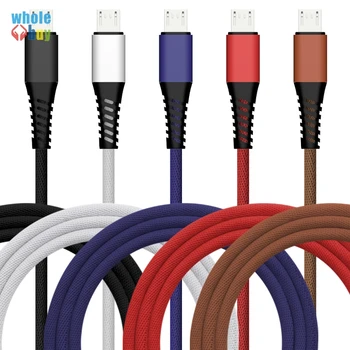 500pcs Micro USB Charger Nylon Braided Cable for Samsung Huawei Xiaomi 1M Data Sync Cord Wire Fast Charging Mobile Phone Cables
500pcs Micro USB Charger Nylon Braided Cable for Samsung Huawei Xiaomi 1M Data Sync Cord Wire Fast Charging Mobile Phone Cables