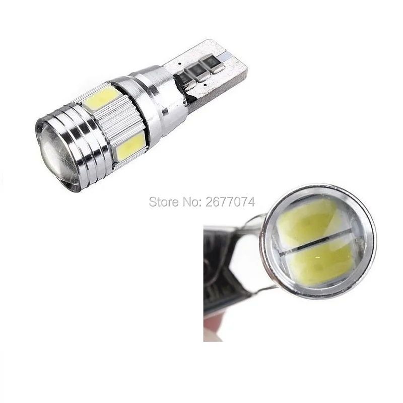 10PCS T10 Canbus 6SMD 5630 Len No Error Car LED Light Bulb Clearance Lights White Bule Red Yellow DC12V JTCL044-ly 
10PCS T10 Canbus 6SMD 5630 Len No Error Car LED Light Bulb Clearance Lights White Bule Red Yellow DC12V JTCL044-ly