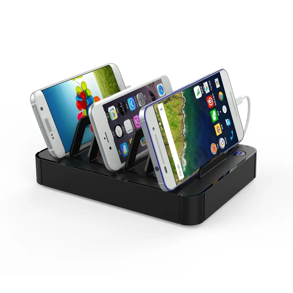 S762 QC3.0 7 Ports Type-C Charging Station Wireless Fast Charge Dock Watch Stand Organizer for Mobile phone Smart Phones
S762 QC3.0 7 Ports Type-C Charging Station Wireless Fast Charge Dock Watch Stand Organizer for Mobile phone Smart Phones