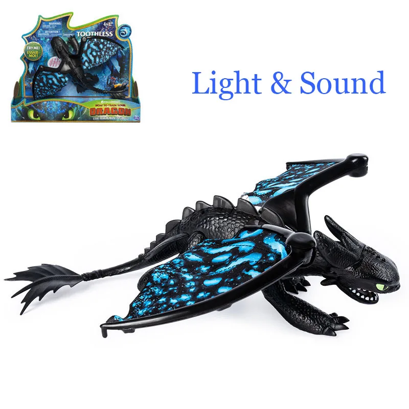 Genuine How to Train Your Dragon 3 Toys Toothless Stormfly Movable Joints Action Figure Children Toy Gift with Light and Sound
Genuine How to Train Your Dragon 3 Toys Toothless Stormfly Movable Joints Action Figure Children Toy Gift with Light and Sound