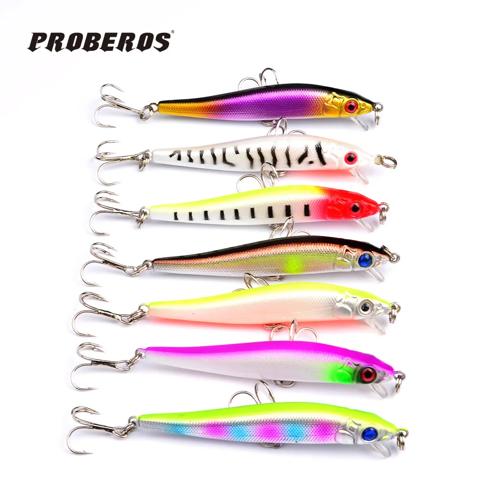 PROBEROS 7pcs 77mm Fishing Lure Winter Ice Fishing Hard Bait Minnow Pesca Isca Artificial Bait Crankbait Swimbait Trout Carp
PROBEROS 7pcs 77mm Fishing Lure Winter Ice Fishing Hard Bait Minnow Pesca Isca Artificial Bait Crankbait Swimbait Trout Carp
