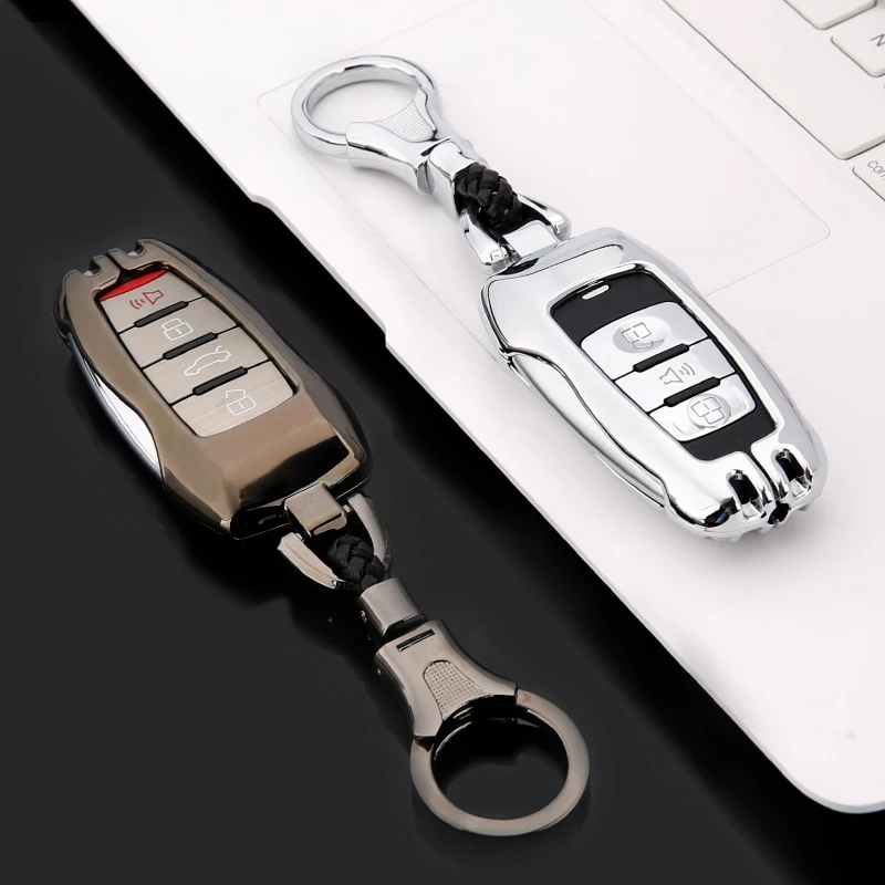 Samrt Car Key Cover Color Stripe Zinc Alloy Remote Fob Shell Case Keychain Chain Skin for Great Wall Haval Coupe H6 H7 H8 H9
Samrt Car Key Cover Color Stripe Zinc Alloy Remote Fob Shell Case Keychain Chain Skin for Great Wall Haval Coupe H6 H7 H8 H9
