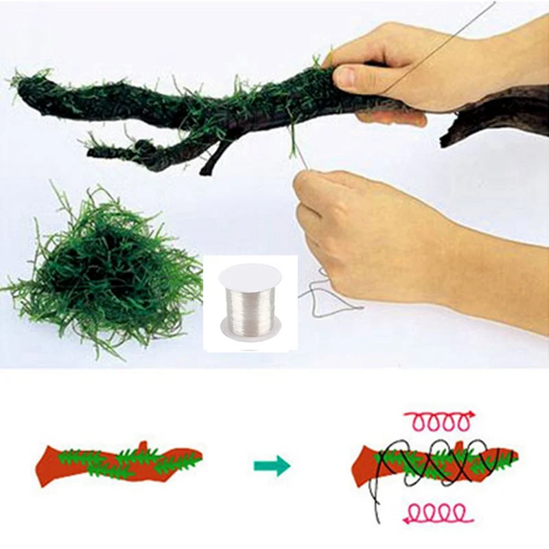 120m Transparent Nylon Rope for Aquatic Plants Fixed Tool DIY Moss Line Fern String Wire Tie Super Strong Transparent Nylon Rope
120m Transparent Nylon Rope for Aquatic Plants Fixed Tool DIY Moss Line Fern String Wire Tie Super Strong Transparent Nylon Rope