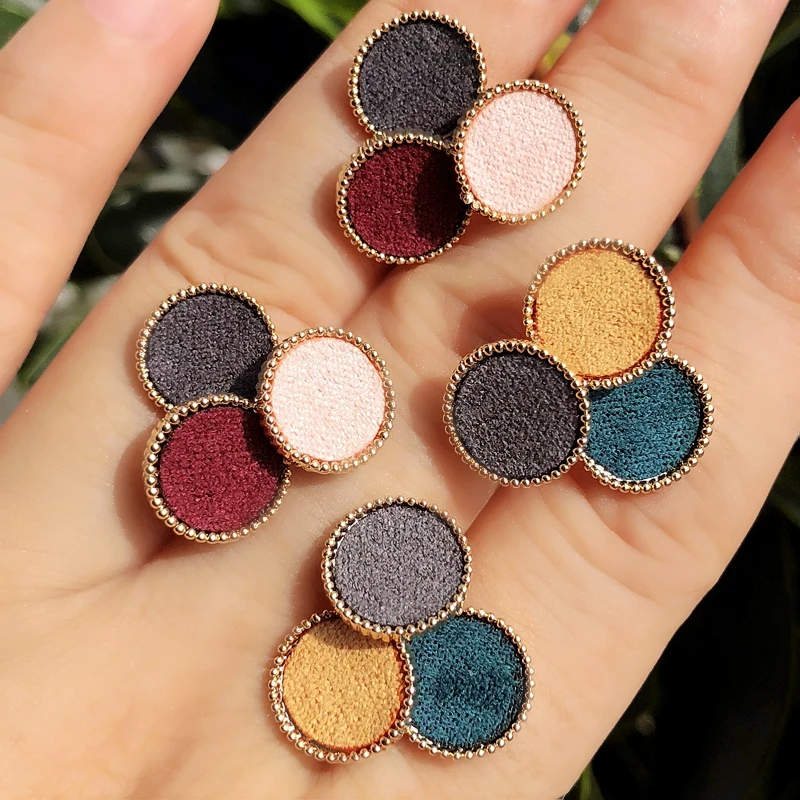 New Colorful Cloth Fabric Gold Color copper Round Stud Earrings for women gift van gogh artistically aware Party Earring Jewelry
New Colorful Cloth Fabric Gold Color copper Round Stud Earrings for women gift van gogh artistically aware Party Earring Jewelry