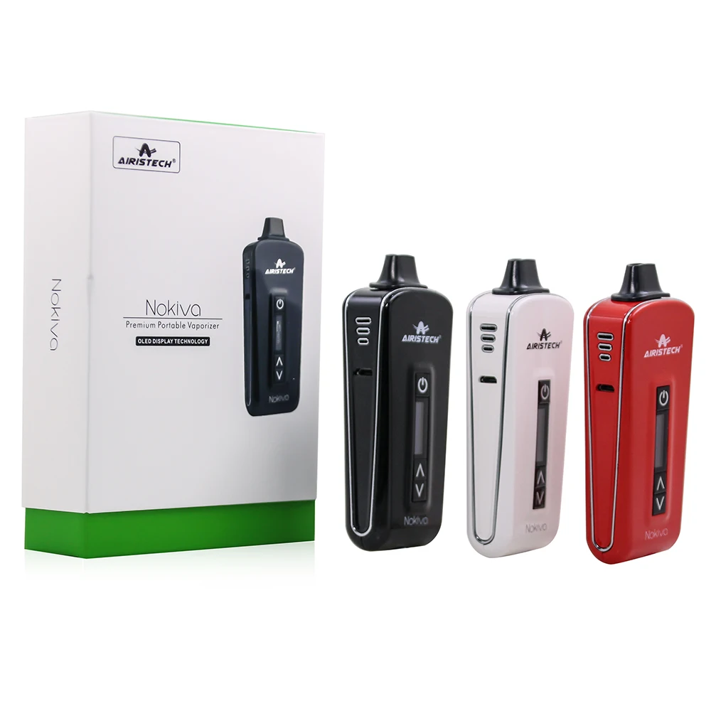 Airistech Herbva Nokiva kit Dry herb Vaporizer Vape Pen kit with coil heating chamber OLED Touch Screen
Airistech Herbva Nokiva kit Dry herb Vaporizer Vape Pen kit with coil heating chamber OLED Touch Screen