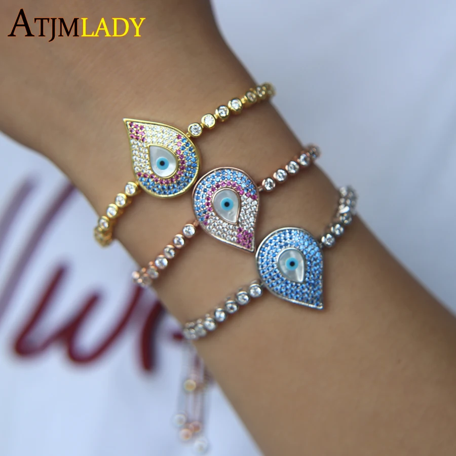 2018 Spring turkey evil eye Bracelets For Women Pulseira Brand hamsa evil eyes Zircon Braiding Macrame wedding Bracelet jewelry
2018 Spring turkey evil eye Bracelets For Women Pulseira Brand hamsa evil eyes Zircon Braiding Macrame wedding Bracelet jewelry