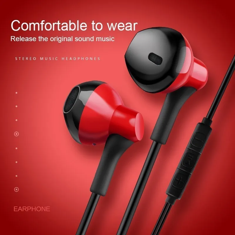 CHYI Wired In Ear Stereo Headset In-ear Earphone With Microphone Handsfree Deep Bass Music Earbuds Universal Ear Buds For Xiaomi
CHYI Wired In Ear Stereo Headset In-ear Earphone With Microphone Handsfree Deep Bass Music Earbuds Universal Ear Buds For Xiaomi