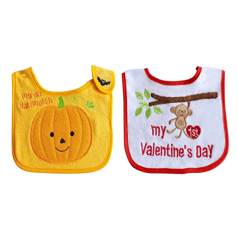 Halloween Bib Baby Bibs Lunch Bibs Boys Girls Infants Cartoon Pattern Bibs Burp Cloths For Children Self Feeding Care
Halloween Bib Baby Bibs Lunch Bibs Boys Girls Infants Cartoon Pattern Bibs Burp Cloths For Children Self Feeding Care