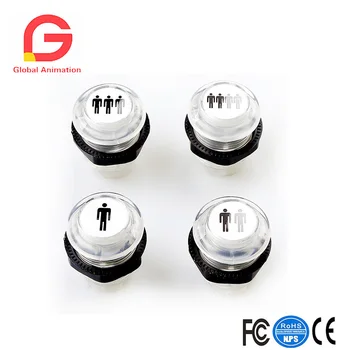 4 PCS/5V LED Illuminated Arcade Start Player Buttons Kit 1P/2P/3P/4P Start Player Button Kit For MAME / JAMMA / Fighting Games
4 PCS/5V LED Illuminated Arcade Start Player Buttons Kit 1P/2P/3P/4P Start Player Button Kit For MAME / JAMMA / Fighting Games
