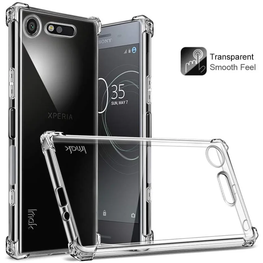 IMAK Silky Anti-scratch TPU Phone Casing for Sony Xperia XZ1 with Screen Protector - Transparent
IMAK Silky Anti-scratch TPU Phone Casing for Sony Xperia XZ1 with Screen Protector - Transparent