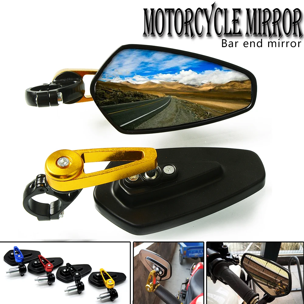 Universal CK CATTLE KING Motorcycle Bar End Rearview Mirrors 7/8" For BMW Ducati Aprilia Victory Triumph Daytona 675 Cafe Racer
Universal CK CATTLE KING Motorcycle Bar End Rearview Mirrors 7/8" For BMW Ducati Aprilia Victory Triumph Daytona 675 Cafe Racer