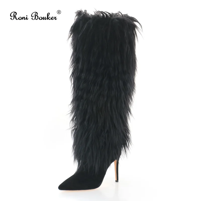 Boots Fashion Women's Plush Martin Boots Short Tube Thick Toe High Heels Warm Boot Autumn Winter Soft Leather Shoes Size 35-42
Boots Fashion Women's Plush Martin Boots Short Tube Thick Toe High Heels Warm Boot Autumn Winter Soft Leather Shoes Size 35-42
