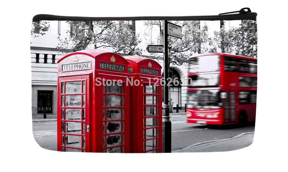 London City Styel Retro Red Telephone Boxes Pattern Print Custom Small Cosmetic Bag Wristlet hand bag
London City Styel Retro Red Telephone Boxes Pattern Print Custom Small Cosmetic Bag Wristlet hand bag