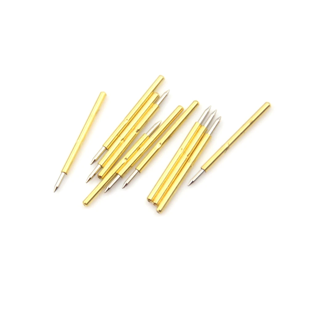 100PCS P75-B1 Dia 1.02mm 100g Cusp Spear Spring Loaded Test Probes Pogo Pins MA