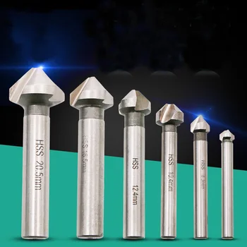 6pcs Countersink Bits HSS Countersink Countersunk Deburring Drills Tapered For Metal Wood
6pcs Countersink Bits HSS Countersink Countersunk Deburring Drills Tapered For Metal Wood
