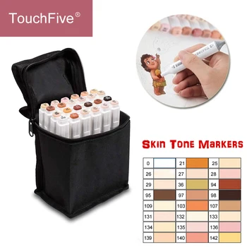 TOUCHFIVE 24 Colors Skin Tones Set Art Markers Pen Artist Dual Headed Alcohol Based Manga Brush Pen for Coloring
TOUCHFIVE 24 Colors Skin Tones Set Art Markers Pen Artist Dual Headed Alcohol Based Manga Brush Pen for Coloring