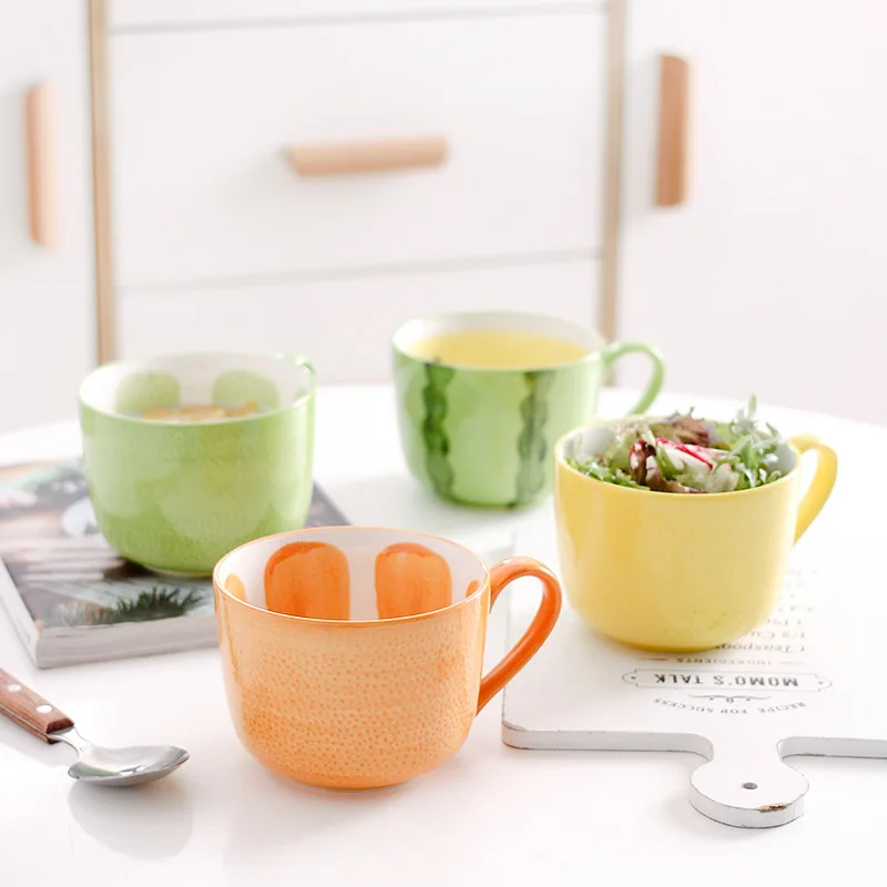 400ML High Quality Best Soup Latte Fruit Ceramic Tea Coffee Mug Cup With Handle Porcelain Novelty Unique Funny Printed Cup
400ML High Quality Best Soup Latte Fruit Ceramic Tea Coffee Mug Cup With Handle Porcelain Novelty Unique Funny Printed Cup