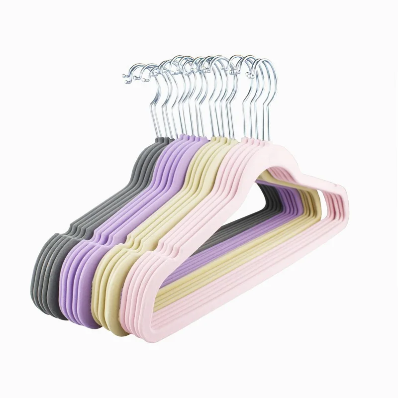 10 pcs/lot 45cm Anti-skid Velvet Hangers Flocking Hangers Without Mark Space Saving Men's and Women's Clothing Storage
10 pcs/lot 45cm Anti-skid Velvet Hangers Flocking Hangers Without Mark Space Saving Men's and Women's Clothing Storage