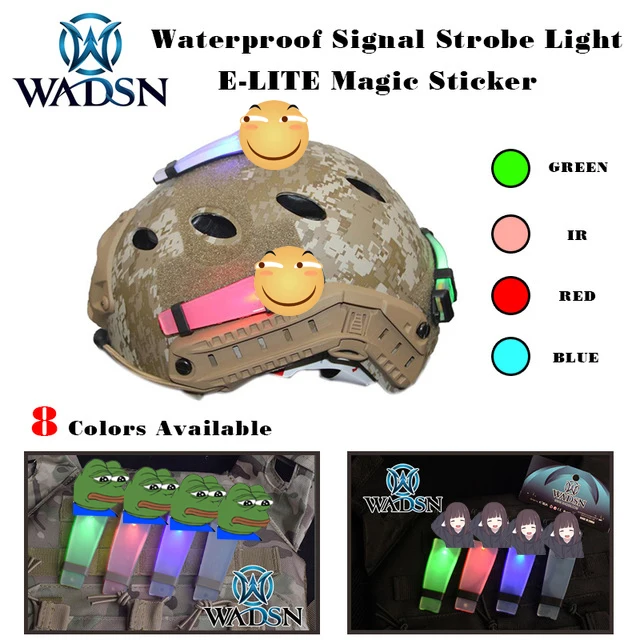 Helmet Strobe Signal Light Survival Waterproof riding Lamp WADSN softair E-LITE helmet light strip with IR 8color WEX234
Helmet Strobe Signal Light Survival Waterproof riding Lamp WADSN softair E-LITE helmet light strip with IR 8color WEX234