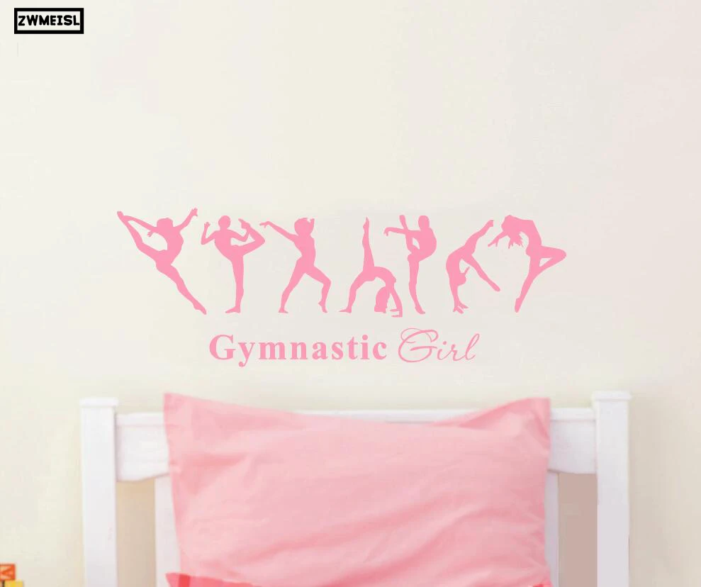 ZWMEISL красивая девушка гимнастика балерина ЦАП флаг настенной наклейки теплый дом