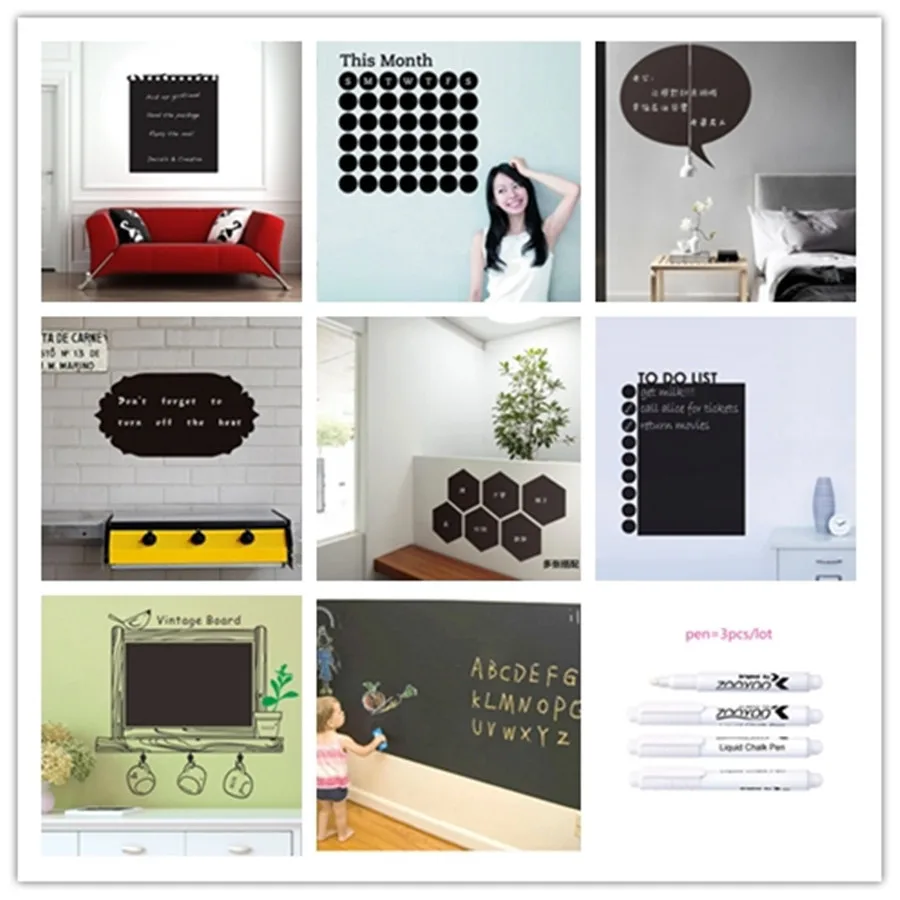 ^ different shapes Blackboard wall sticker chalk Board sticker office kids room bedroom kitchen art poster home decor supplies
^ different shapes Blackboard wall sticker chalk Board sticker office kids room bedroom kitchen art poster home decor supplies