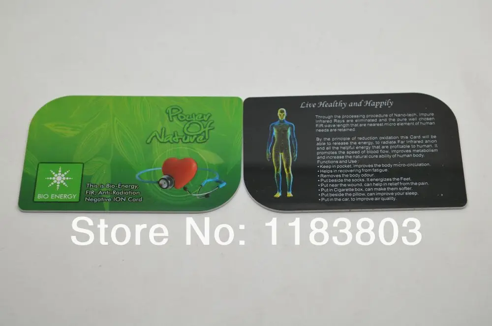 New Authentic Anti Radiation Bio-Energy Quantum Science Scalar Energy Ion cards 10pcs
New Authentic Anti Radiation Bio-Energy Quantum Science Scalar Energy Ion cards 10pcs