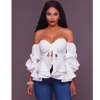 White unique personality ruffled shirt irregular collar style sexy sexy slim wild high street shirt black shirt summer
White unique personality ruffled shirt irregular collar style sexy sexy slim wild high street shirt black shirt summer
