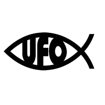 17.8CM*7.6CM UFO Fish Decal Sticker Aliens Jesus Fish Reflective Car Stickers For Car Styling Decoration Black/Sliver C8-0695
17.8CM*7.6CM UFO Fish Decal Sticker Aliens Jesus Fish Reflective Car Stickers For Car Styling Decoration Black/Sliver C8-0695