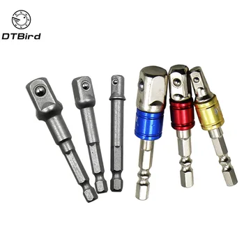 3pcs/set Color 1/4 "3/8" 1/2 "Steel Socket Adapter Hex Shank Set Extension Drill Bits Bar Hex Bit Set Power Tools
3pcs/set Color 1/4 "3/8" 1/2 "Steel Socket Adapter Hex Shank Set Extension Drill Bits Bar Hex Bit Set Power Tools