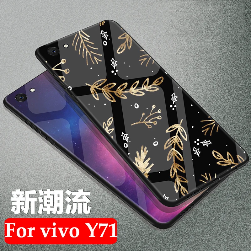 For Vivo Y71 case For Vivo Y 71 phone cases cover painted Tempered Glass + soft silicon back cover For Vivo Y71 A/ Y71A shell
For Vivo Y71 case For Vivo Y 71 phone cases cover painted Tempered Glass + soft silicon back cover For Vivo Y71 A/ Y71A shell