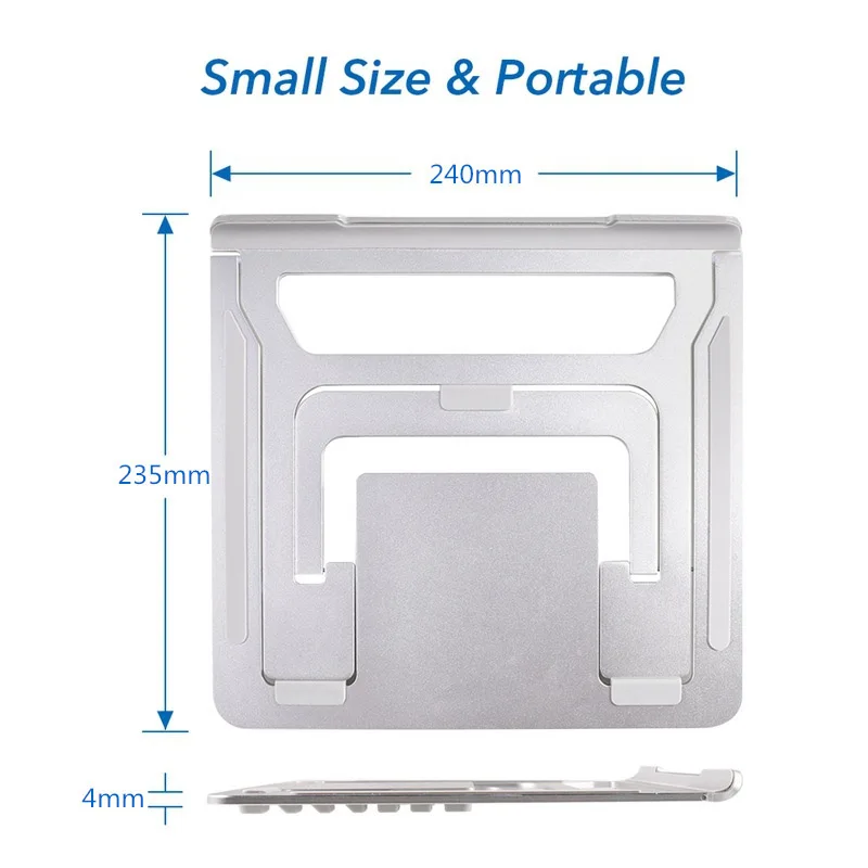 Universal Aluminum Laptop Stand Folding Adjustable Holder Rack for Notebook Tablet JLRJ88
Universal Aluminum Laptop Stand Folding Adjustable Holder Rack for Notebook Tablet JLRJ88