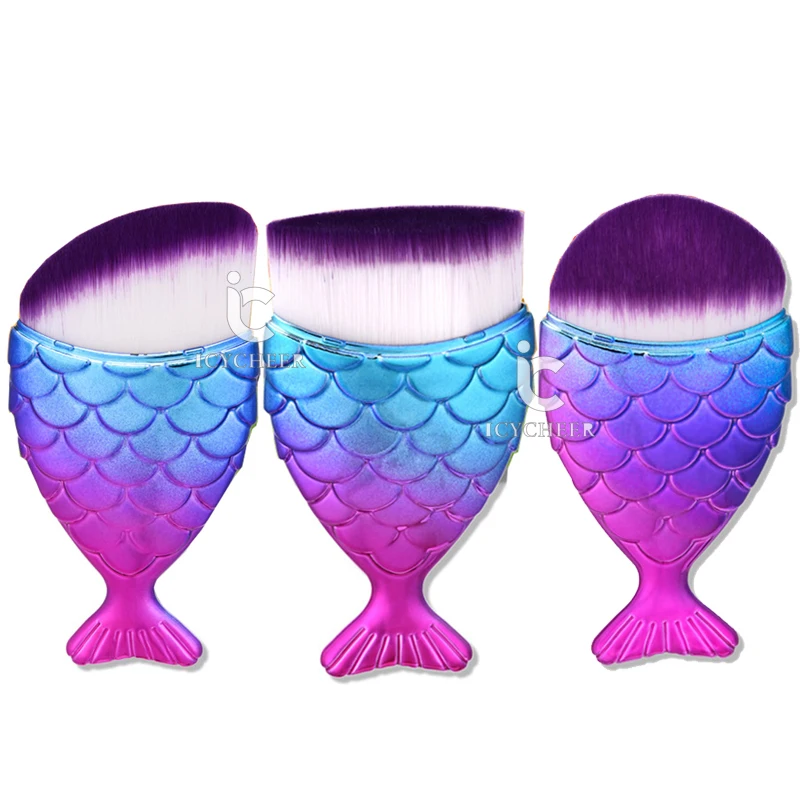 ICYCHEER Mermaid Fish Scale Makeup Brushes Fishtail Bottom Powder Blusher Cosmetic Brush
ICYCHEER Mermaid Fish Scale Makeup Brushes Fishtail Bottom Powder Blusher Cosmetic Brush