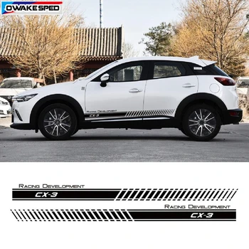 For Mazda CX-3 Car Door Side Skirt Sticker Racing Development Graphic Stripes Auto Body Accessories Vinyl Decal
For Mazda CX-3 Car Door Side Skirt Sticker Racing Development Graphic Stripes Auto Body Accessories Vinyl Decal
