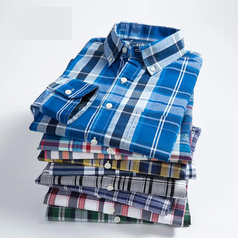 new arrival fashion Spring Long Sleeved Shirt Style Casual 100%Pure Cotton Shirts Plaid Men autumn plus size MLXL2XL3XL4XL5XL6XL
new arrival fashion Spring Long Sleeved Shirt Style Casual 100%Pure Cotton Shirts Plaid Men autumn plus size MLXL2XL3XL4XL5XL6XL
