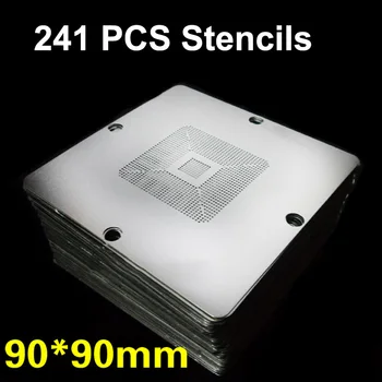 241 pcs 80*80mm Universal BGA Reballing Stencils For PC Laptop Motherboard Repair For Play Station Repair
241 pcs 80*80mm Universal BGA Reballing Stencils For PC Laptop Motherboard Repair For Play Station Repair