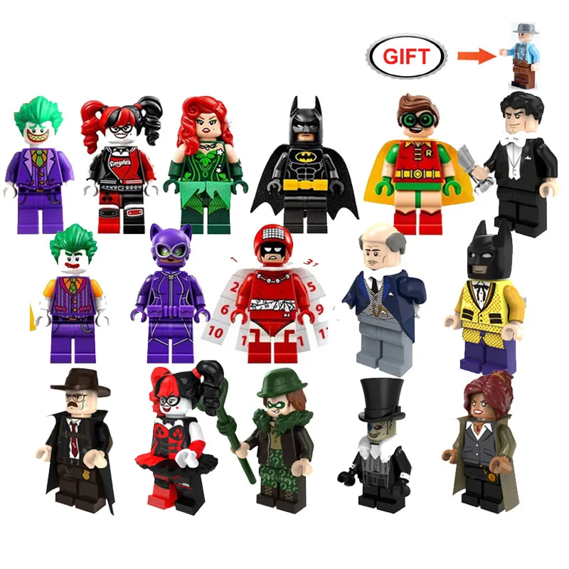 16PCS/LOT Super Heroes Building Blocks Batman Compatible Legoings Movie Mini Man Figures Model Build Bricks Kids Toys Gifts
16PCS/LOT Super Heroes Building Blocks Batman Compatible Legoings Movie Mini Man Figures Model Build Bricks Kids Toys Gifts