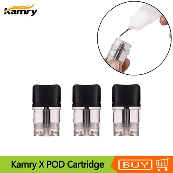 3pcs Original Kamry X POD Cartridge 0.8ml Capacity 1.4ohm Disposable Replacement Pod For Kamry X POD Vape Kit Vaporizer
3pcs Original Kamry X POD Cartridge 0.8ml Capacity 1.4ohm Disposable Replacement Pod For Kamry X POD Vape Kit Vaporizer