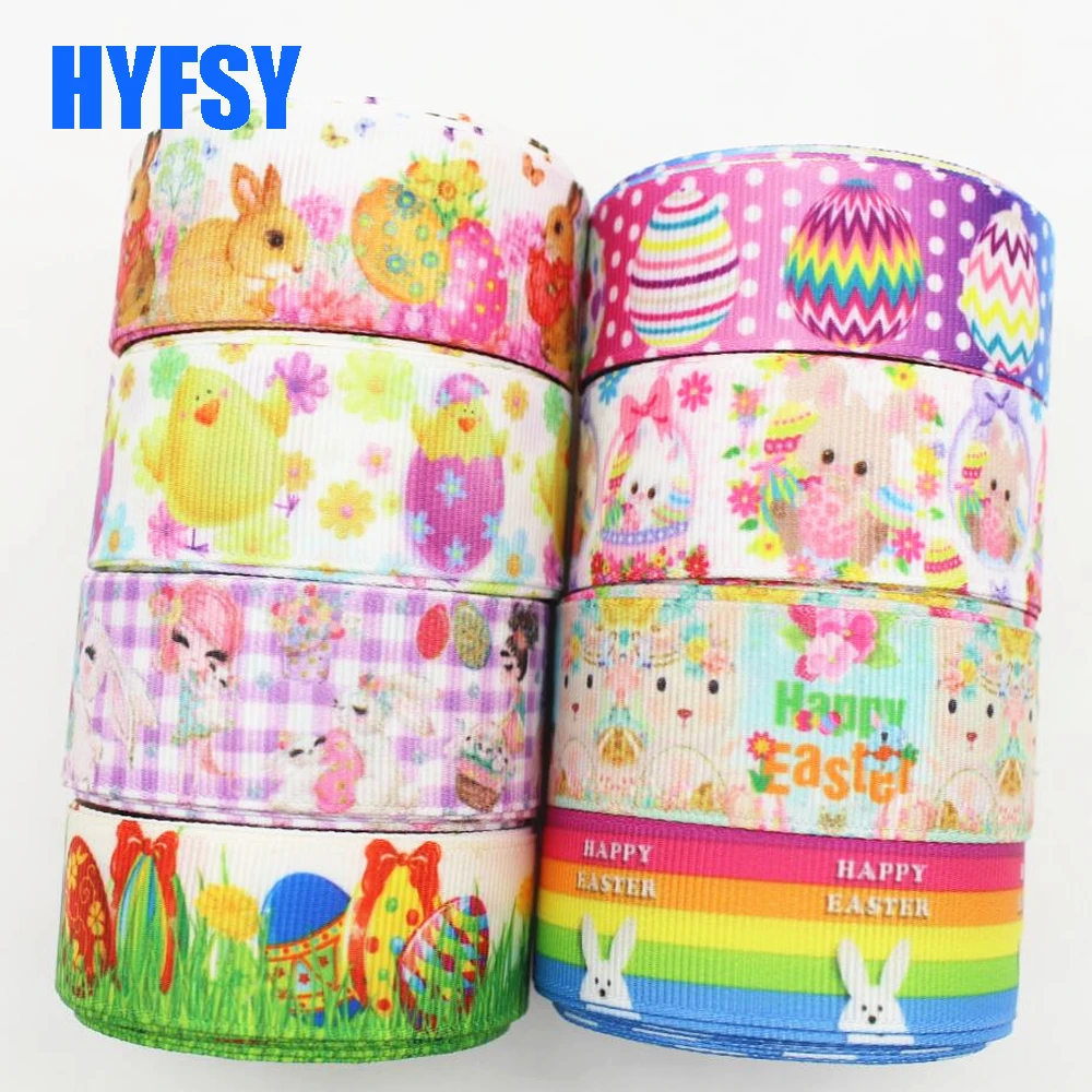 New product 22 25mm Easter egg bunny cartoon ribbon 10 yards DIY handmade material gift wrap bow clothing material grosgrain
New product 22 25mm Easter egg bunny cartoon ribbon 10 yards DIY handmade material gift wrap bow clothing material grosgrain