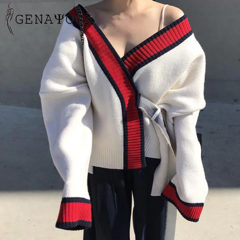 Genayooa Sweater Women 2019 Long Sleeve Spring Summer Knit Cardigan Women Lace Up Cardigan Female Patchwork Jumper Women V Neck
Genayooa Sweater Women 2019 Long Sleeve Spring Summer Knit Cardigan Women Lace Up Cardigan Female Patchwork Jumper Women V Neck