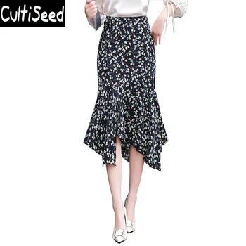 2020 Summer Floral Printed Ruffles Chiffon Shirts Female Vintage Elegant Office Work Hip Trumpet Skirts Party Skirts Clothes
2020 Summer Floral Printed Ruffles Chiffon Shirts Female Vintage Elegant Office Work Hip Trumpet Skirts Party Skirts Clothes