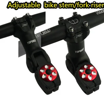 Adjustable mountain bike stem riser fork riser bicycle increased device stem riser 31.8mmx90mm /31.8mmx110mm TOPBIKE
Adjustable mountain bike stem riser fork riser bicycle increased device stem riser 31.8mmx90mm /31.8mmx110mm TOPBIKE