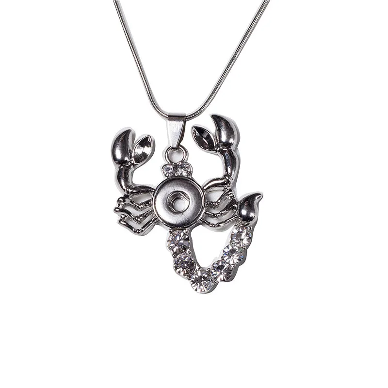 Newly European Women Fashion Accessories Rhinestone Scorpion Shaped Pendant DIY 12mm Ginger Snaps buttons Necklaces Jewelry
Newly European Women Fashion Accessories Rhinestone Scorpion Shaped Pendant DIY 12mm Ginger Snaps buttons Necklaces Jewelry