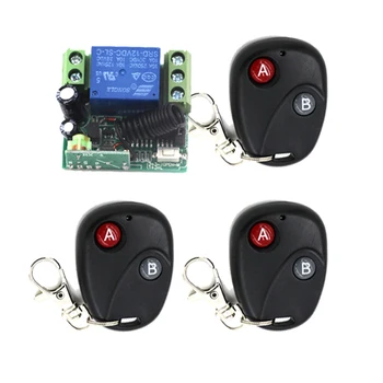 DC 12V 10A 1 Channel Smart Wireless Remote Control Switch Inter-lock Black AB Type Transmitter Mini Receiver SKU: 5560
DC 12V 10A 1 Channel Smart Wireless Remote Control Switch Inter-lock Black AB Type Transmitter Mini Receiver SKU: 5560