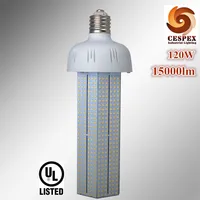 15000lm super high brightness UL DLC SAA PSE E40 E39 120W LED corn bulb light replace 400w high pressure sodium metal halide